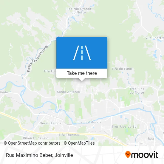 Rua Maximino Beber map