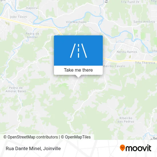 Rua Dante Minel map