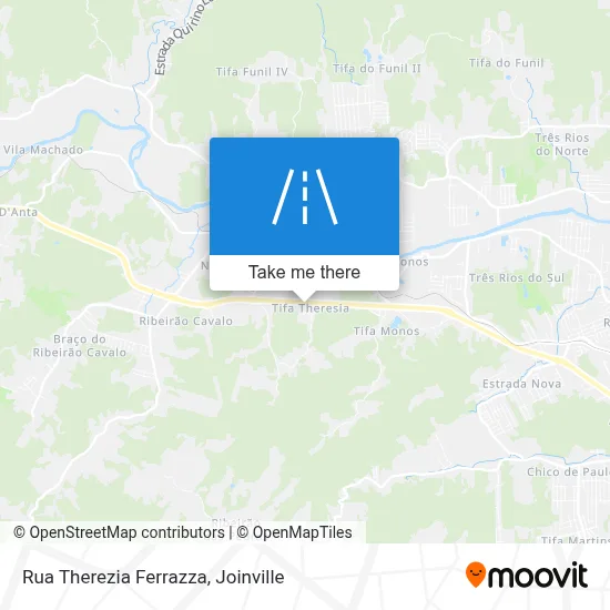 Rua Therezia Ferrazza map