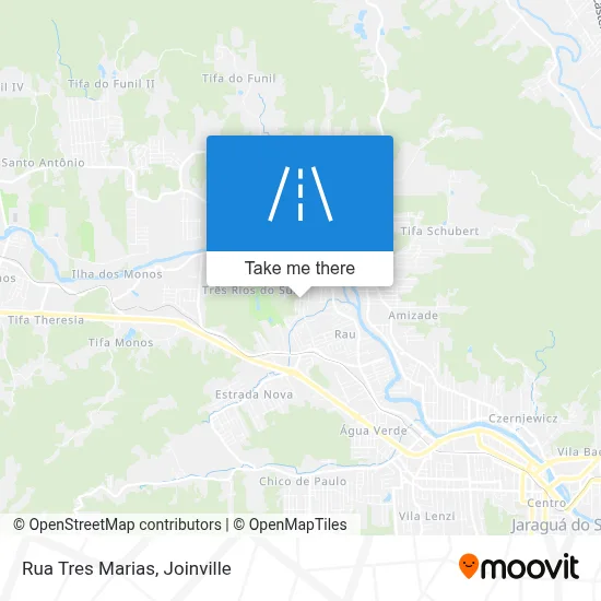 Rua Tres Marias map