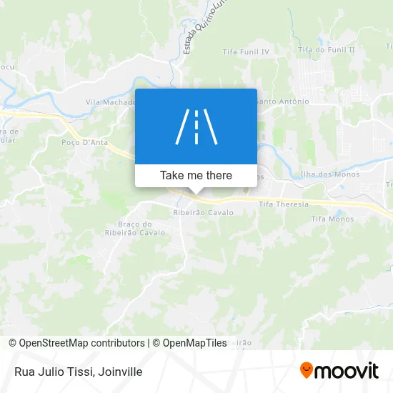 Rua Julio Tissi map