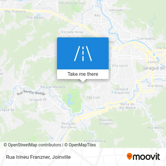 Rua Irineu Franzner map