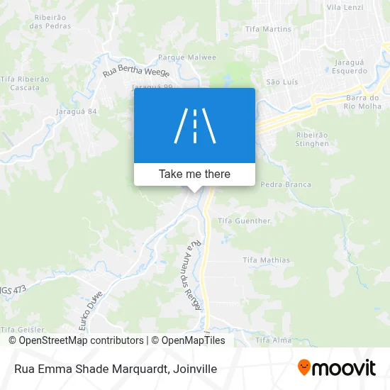 Rua Emma Shade Marquardt map