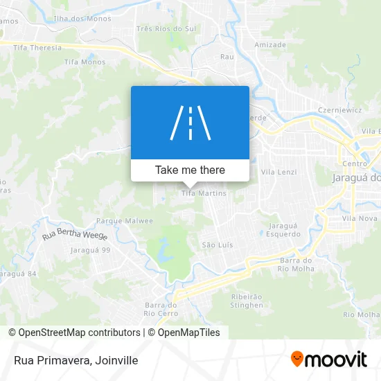 Rua Primavera map