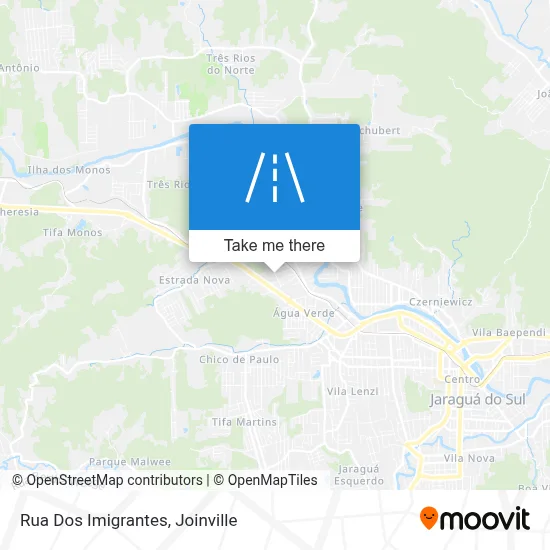 Rua Dos Imigrantes map