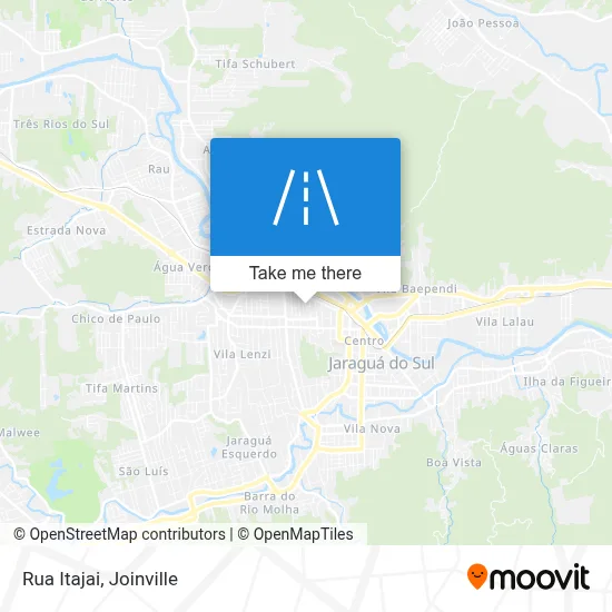 Rua Itajai map