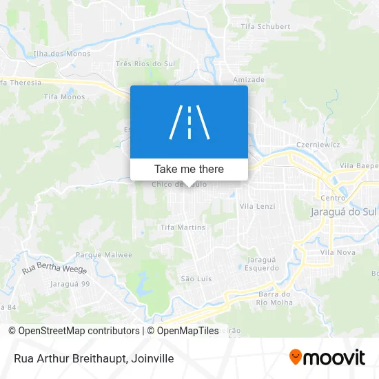 Rua Arthur Breithaupt map