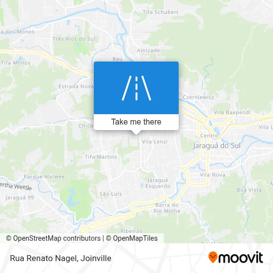 Rua Renato Nagel map