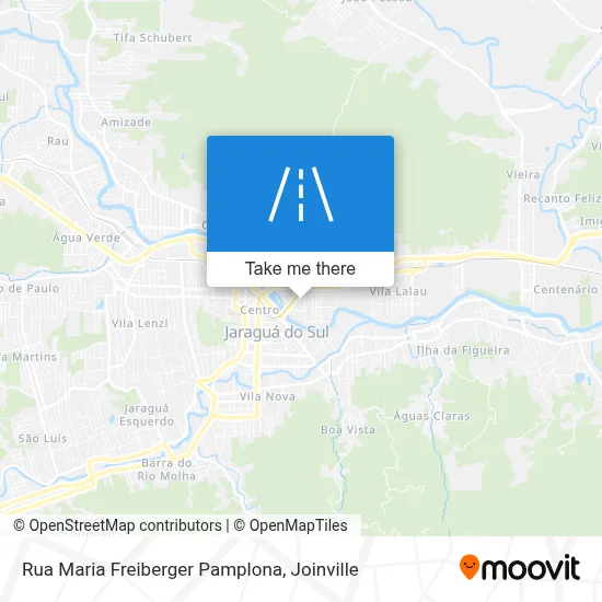 Rua Maria Freiberger Pamplona map