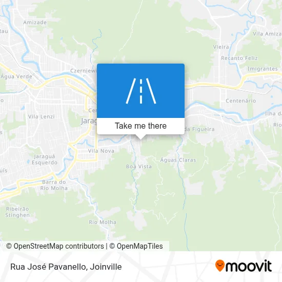 Rua José Pavanello map