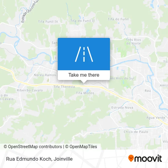 Rua Edmundo Koch map