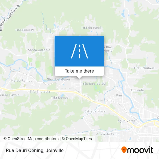 Rua Dauri Oening map