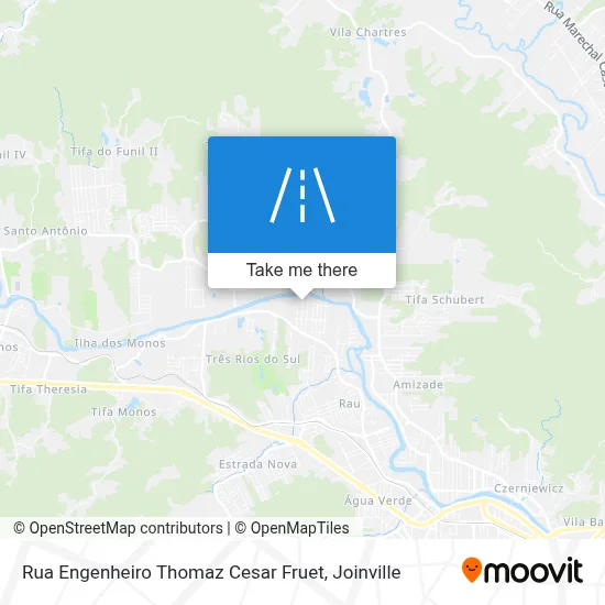 Rua Engenheiro Thomaz Cesar Fruet map