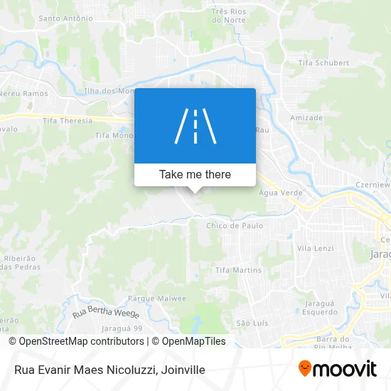 Rua Evanir Maes Nicoluzzi map