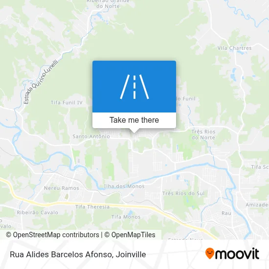 Rua Alides Barcelos Afonso map