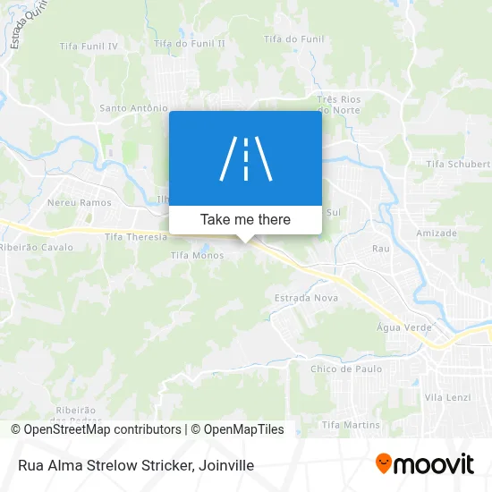 Rua Alma Strelow Stricker map