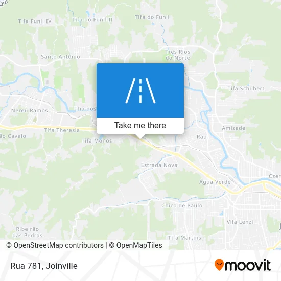 Rua 781 map