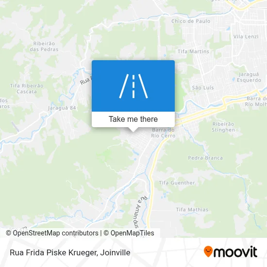 Rua Frida Piske Krueger map