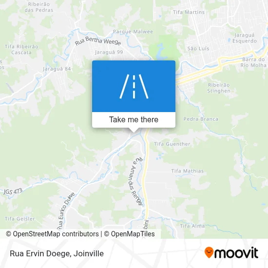 Rua Ervin Doege map