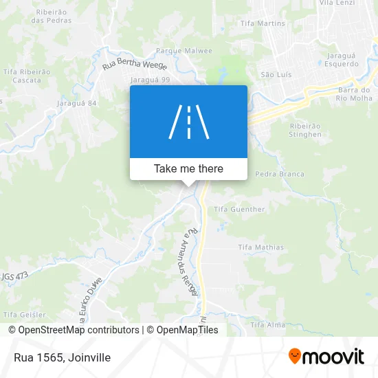 Rua 1565 map