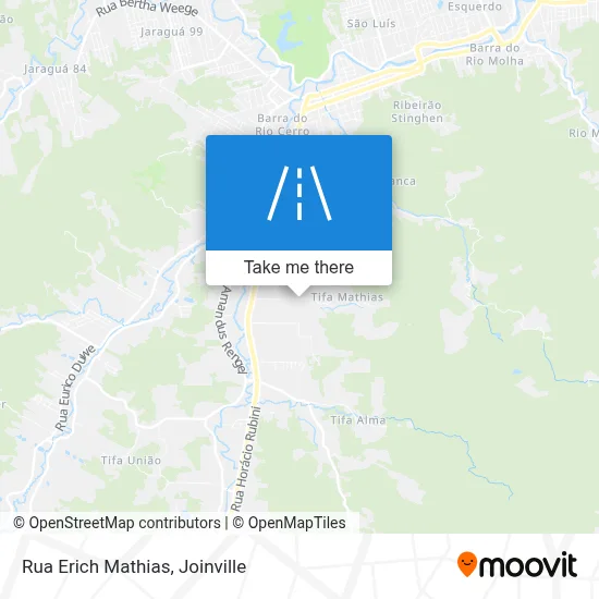 Rua Erich Mathias map