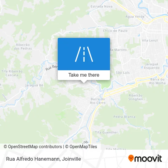 Rua Alfredo Hanemann map