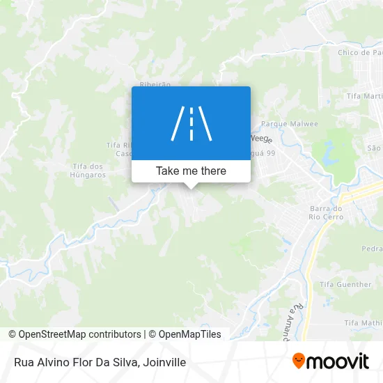 Rua Alvino Flor Da Silva map
