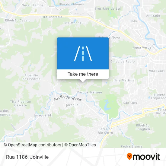 Rua 1186 map