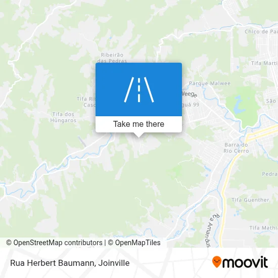 Rua Herbert Baumann map