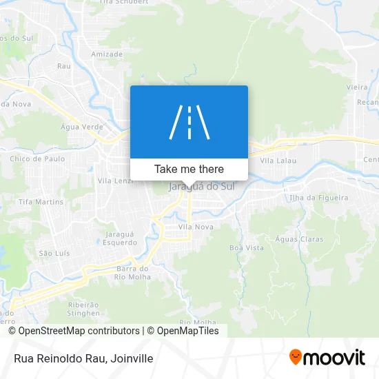 Rua Reinoldo Rau map