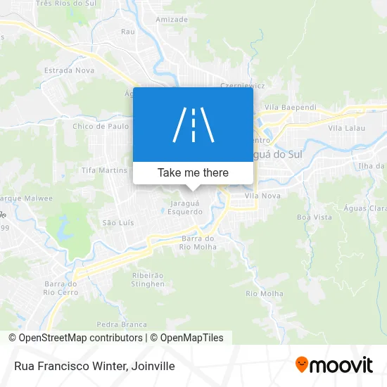 Rua Francisco Winter map