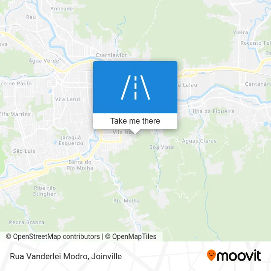 Rua Vanderlei Modro map