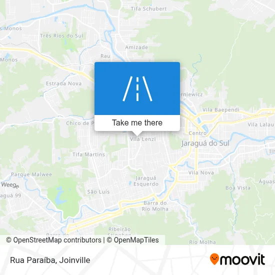 Rua Paraíba map