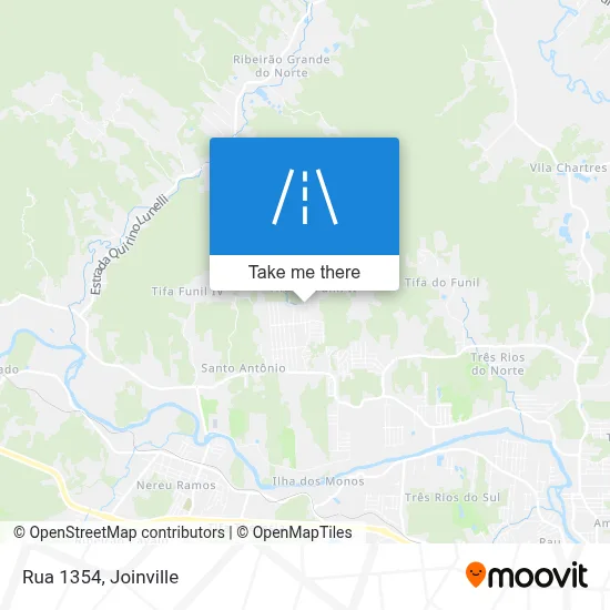 Rua 1354 map