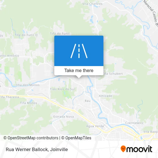 Rua Werner Ballock map