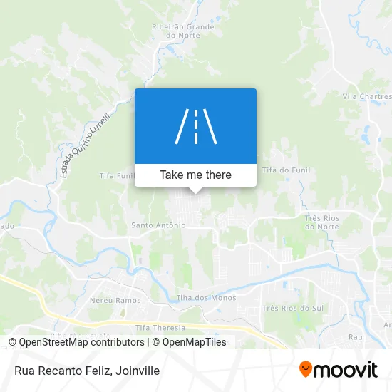 Rua Recanto Feliz map