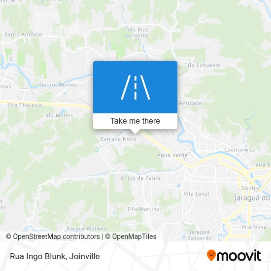 Rua Ingo Blunk map
