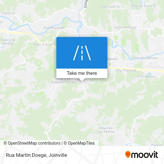 Rua Martin Doege map