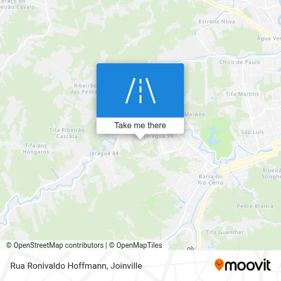 Rua Ronivaldo Hoffmann map