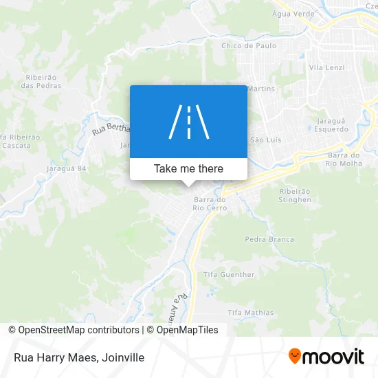 Rua Harry Maes map