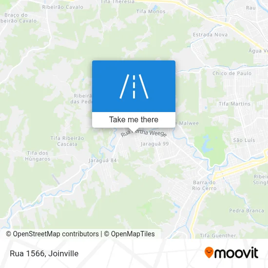 Rua 1566 map