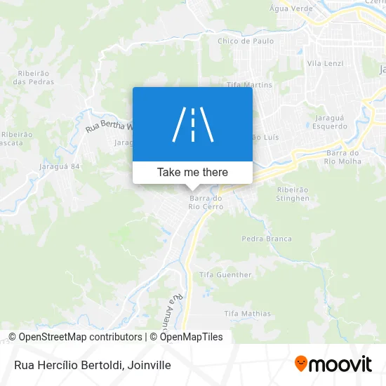 Rua Hercílio Bertoldi map