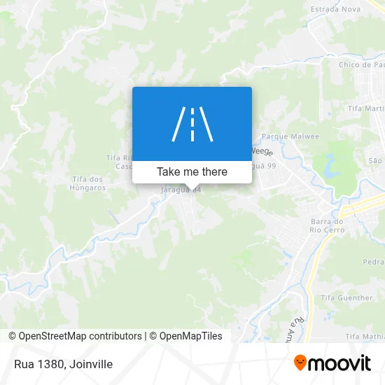 Rua 1380 map