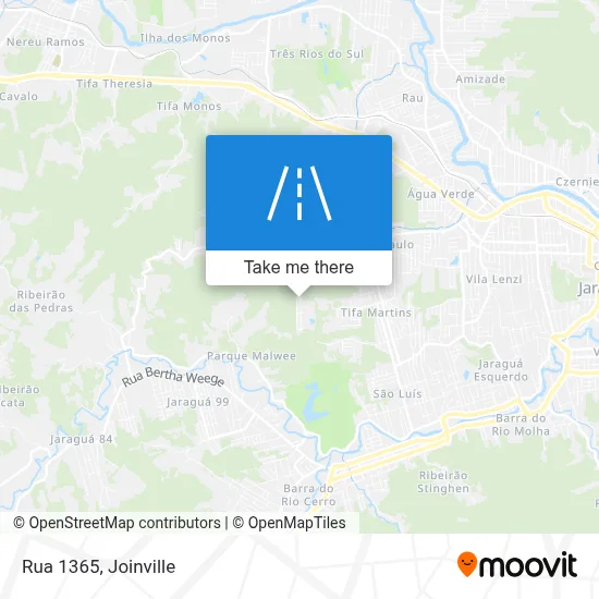Rua 1365 map