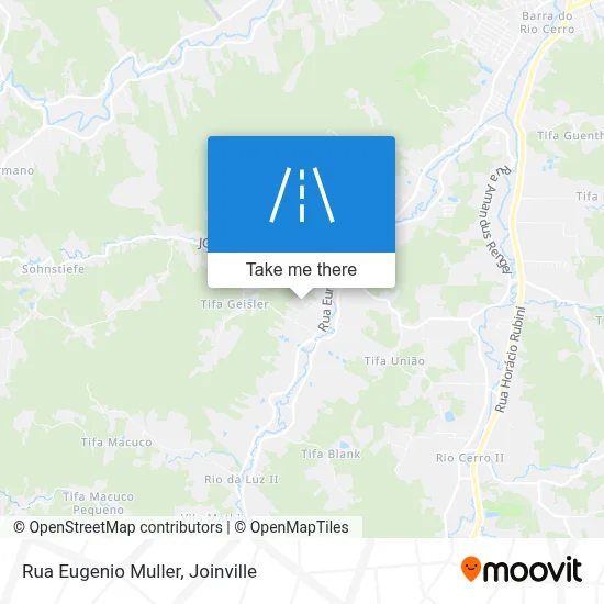 Rua Eugenio Muller map