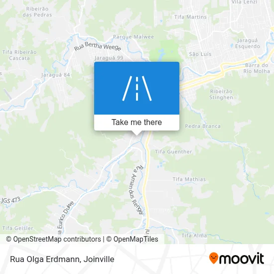 Rua Olga Erdmann map