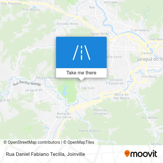 Rua Daniel Fabiano Tecilla map