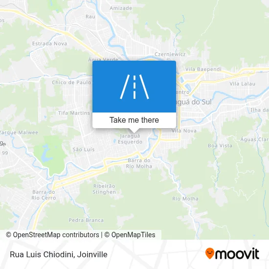 Rua Luis Chiodini map