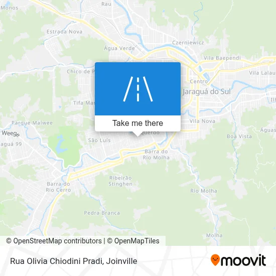 Rua Olivia Chiodini Pradi map