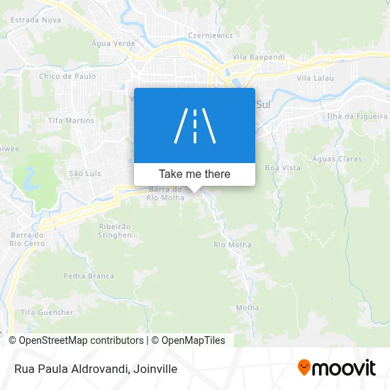 Rua Paula Aldrovandi map